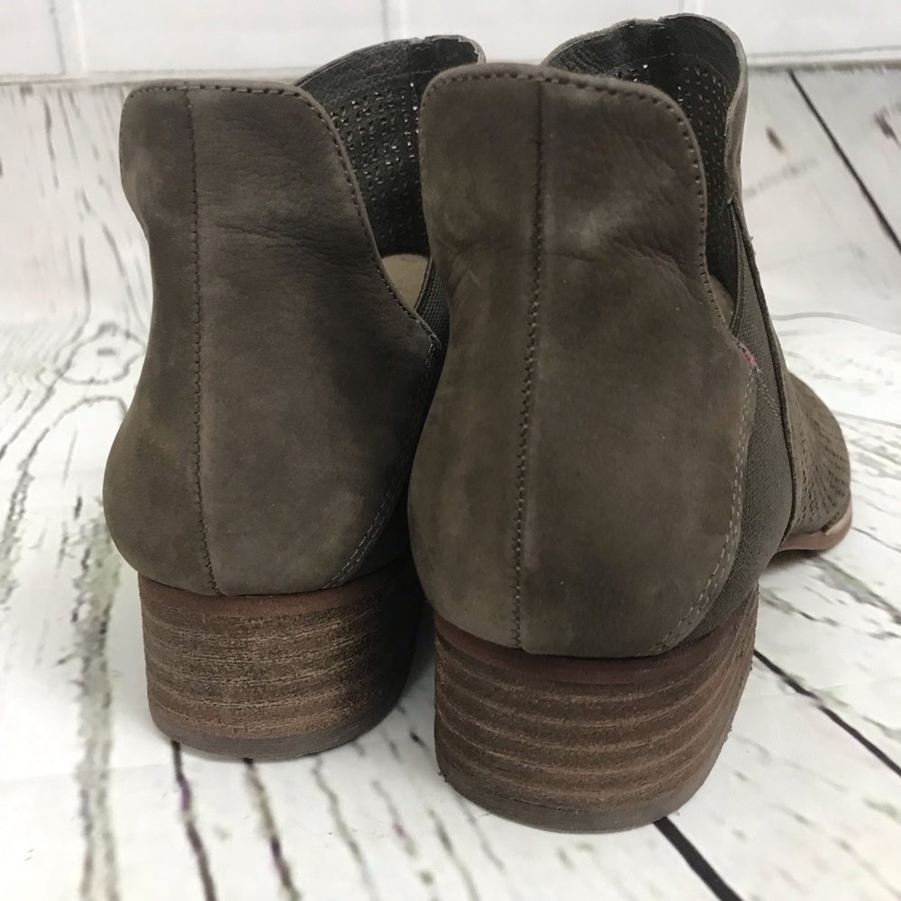 Vince Camuto Celena Perforated Ankle Bootie Suede - Picture 5 of 8